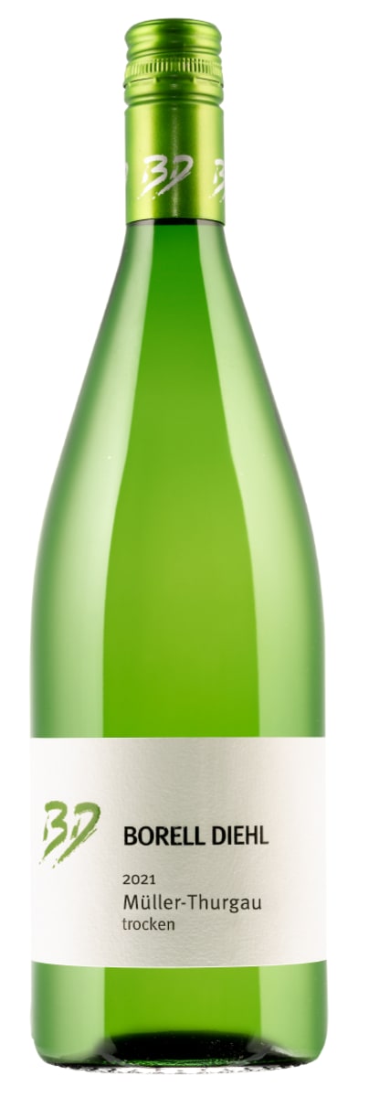 Weingut Borell Diehl Pfalz Muller Thurgau Trocken (1 Liter) 2021  Front Bottle Shot