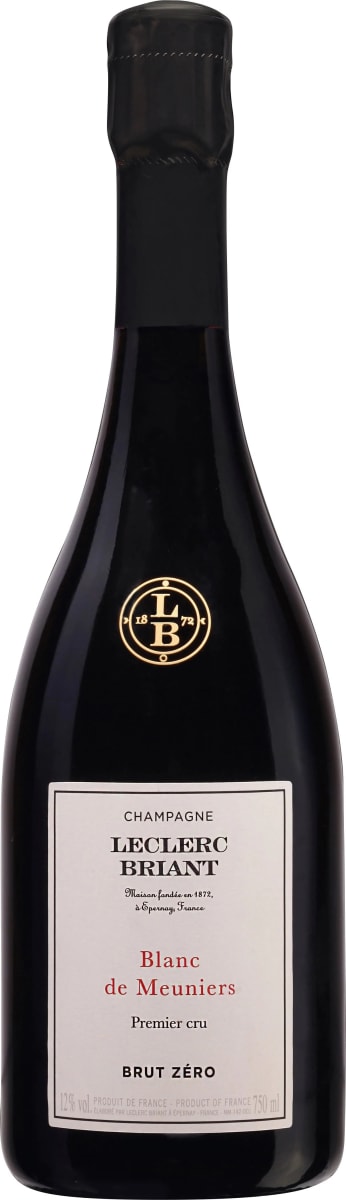 Champagne Leclerc Briant Blanc de Meuniers Brut Zero 2016  Front Bottle Shot