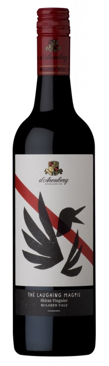 d'Arenberg The Laughing Magpie Shiraz Viognier 2014  Front Bottle Shot