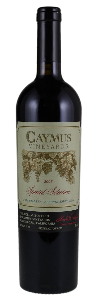 Caymus Special Selection Cabernet Sauvignon 2007  Front Bottle Shot