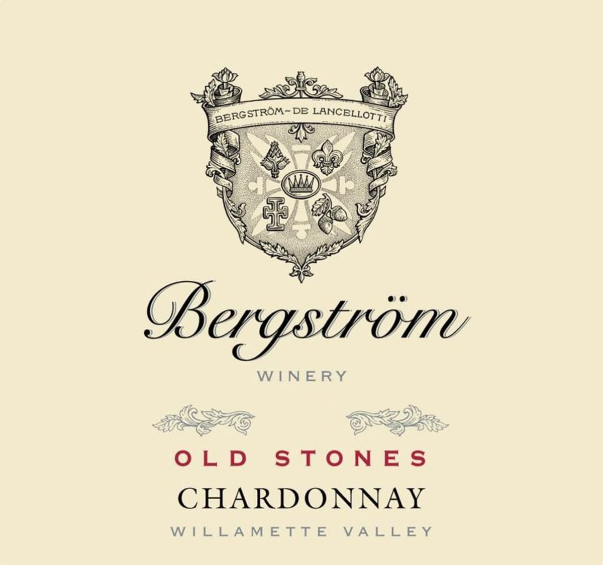 Bergstrom Old Stones Chardonnay 2009  Front Label