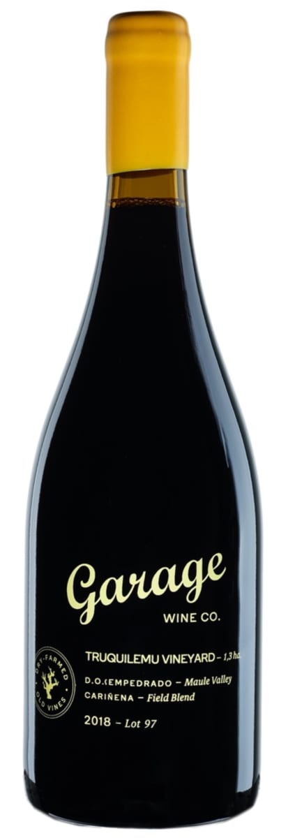 Garage Wine Co. Truquilemu Vineyard Lot 97 Carignan 2018  Front Bottle Shot