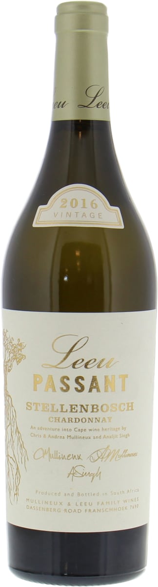 Mullineux Family Wines Leeu Passant Chardonnay 2016  Front Bottle Shot