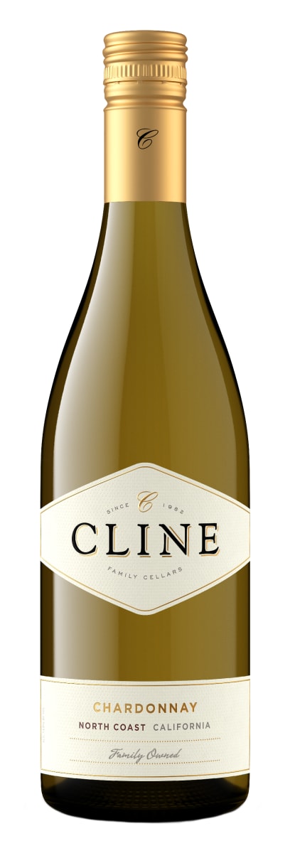 Cline Estate Chardonnay 2021  Front Bottle Shot