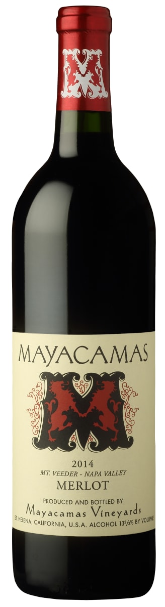 Mayacamas Merlot 2014 Front Bottle Shot