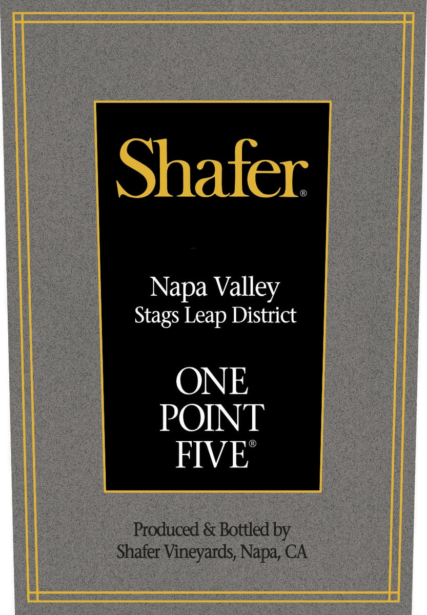 Shafer One Point Five Cabernet Sauvignon (375ML half-bottle) 2021  Front Label