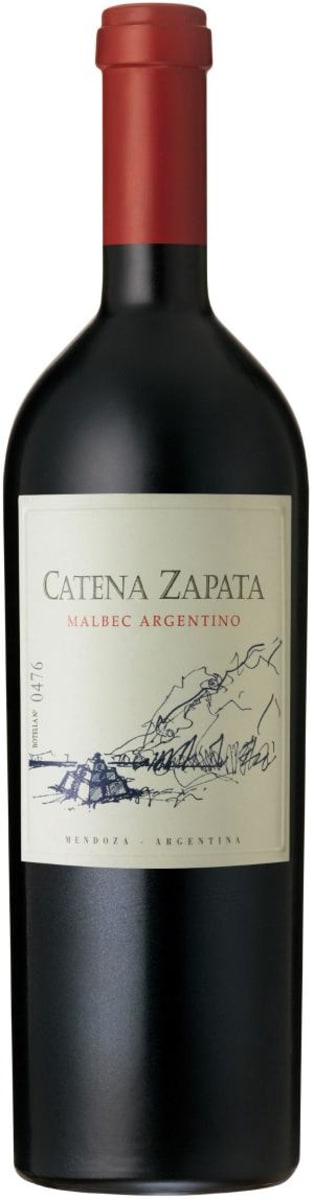 Catena Zapata Argentino Vineyard Malbec 2010  Front Bottle Shot
