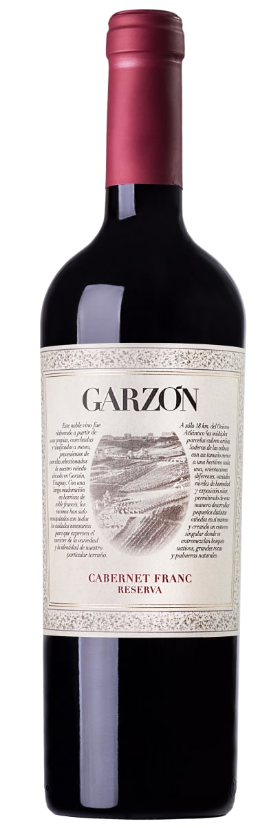 Bodega Garzon Uruguay Reserva Cabernet Franc 2020  Front Bottle Shot