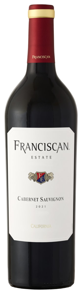 Franciscan Estate Cabernet Sauvignon 2021  Front Bottle Shot