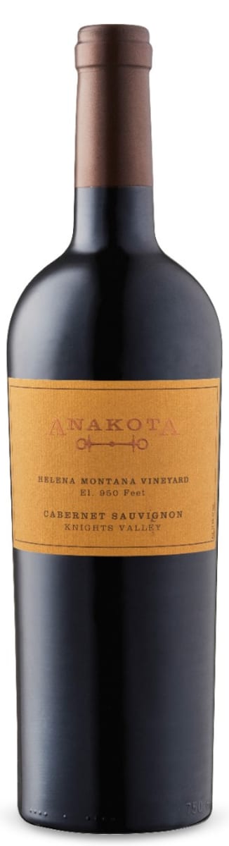 Anakota Helena Montana Vineyard Cabernet Sauvignon 2016  Front Bottle Shot
