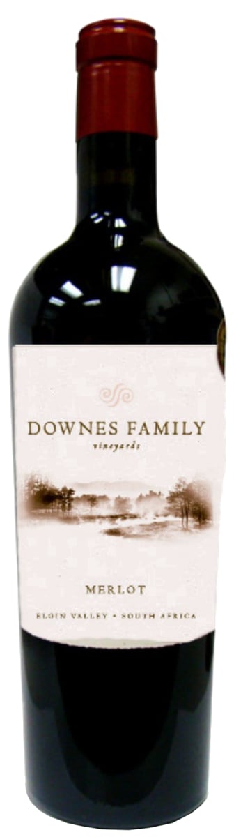 Downes Family Vineyards Merlot 2018  Front Bottle Shot