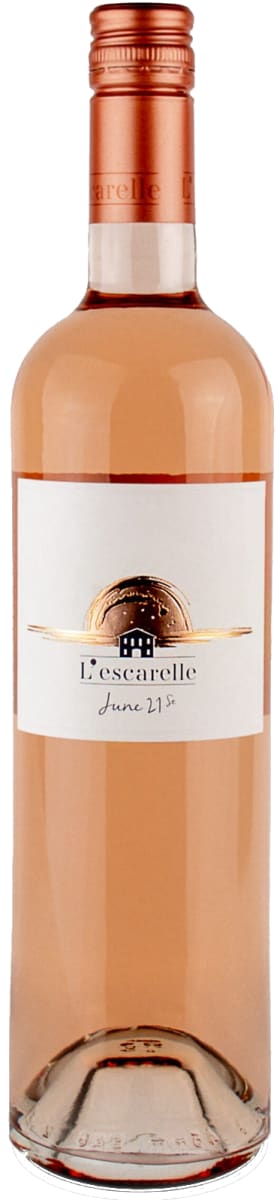 Chateau l'Escarelle June 21st Rose 2021  Front Bottle Shot