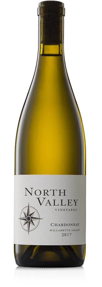 North Valley Vineyards Chardonnay 2017  Front Bottle Shot