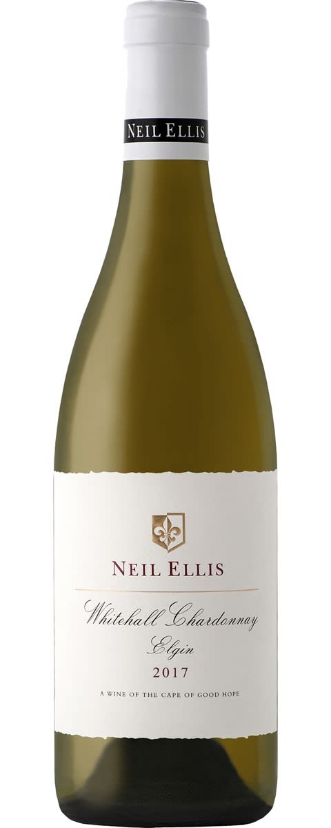 Neil Ellis Whitehall Chardonnay 2017  Front Bottle Shot