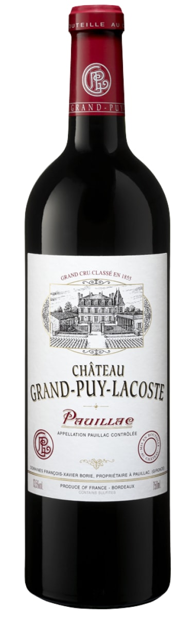 Chateau Grand-Puy-Lacoste  2020  Front Bottle Shot