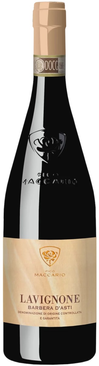 Pico Maccario Lavignone Barbera d'Asti 2021  Front Bottle Shot