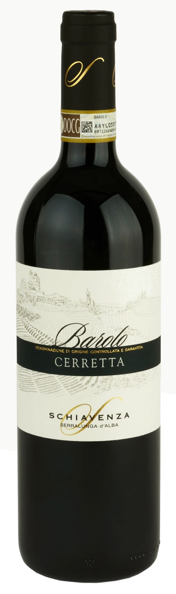 Schiavenza Barolo Cerretta 2015  Front Bottle Shot