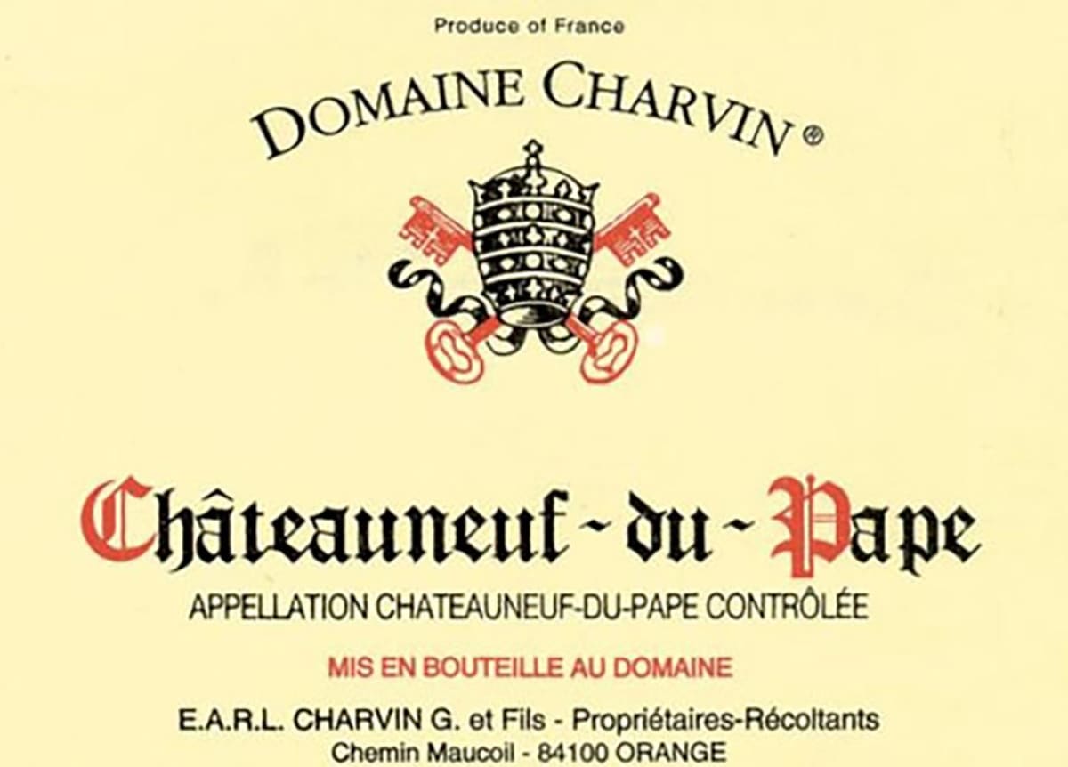 Domaine Charvin Chateauneuf-du-Pape (1.5 Liter Magnum) 2019  Front Label