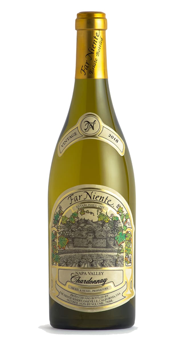 Far Niente Chardonnay 2018  Front Bottle Shot
