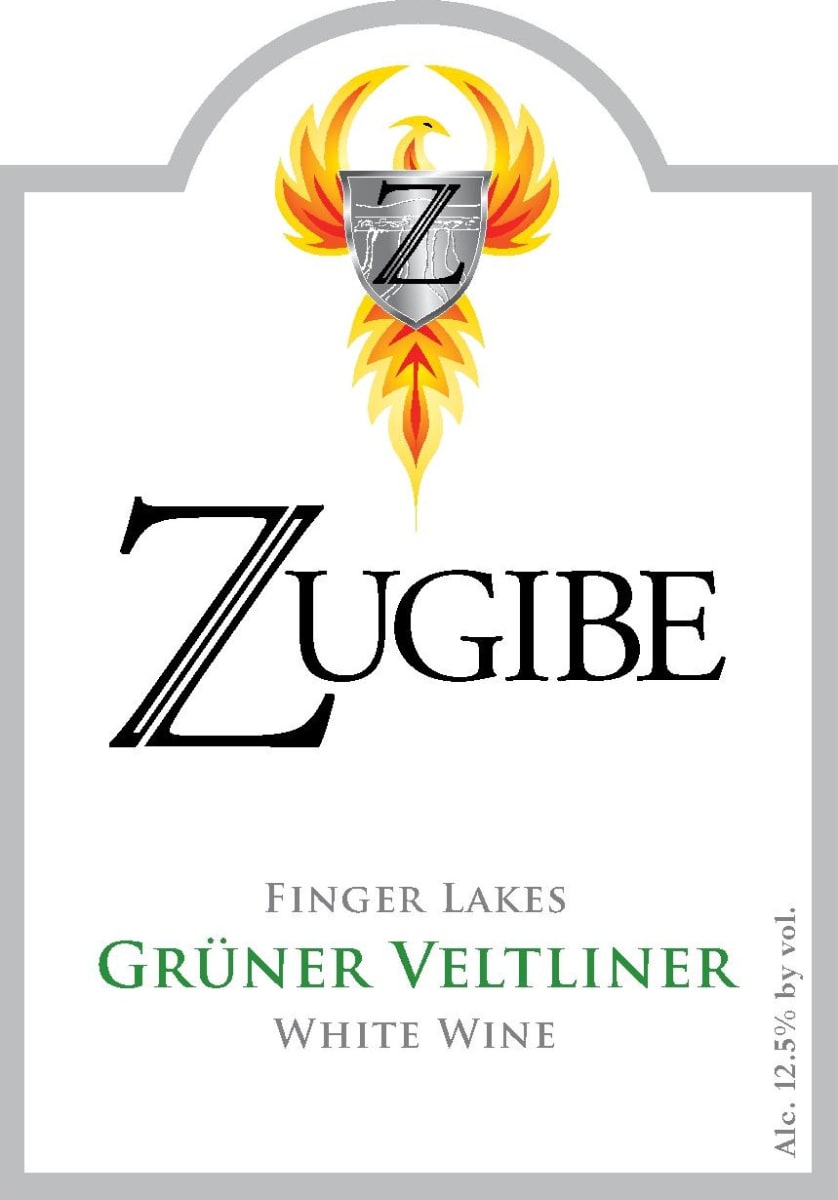 Zugibe Vineyards Gruner Veltliner 2011 Front Label