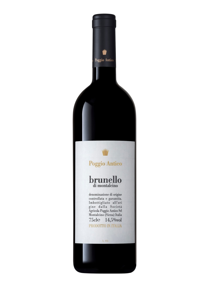 Poggio Antico Brunello di Montalcino 2016  Front Bottle Shot