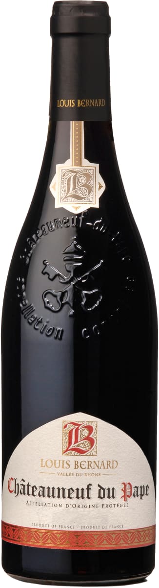 Louis Bernard Chateauneuf-du-Pape 2012 Front Bottle Shot