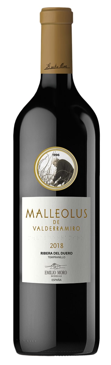 Emilio Moro Malleolus de Valderramiro 2018  Front Bottle Shot