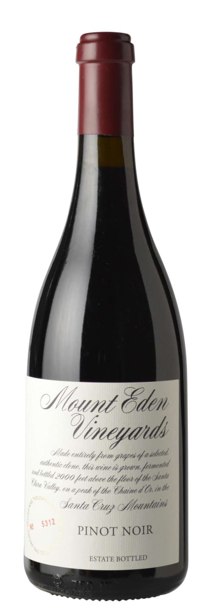 Mount Eden Vineyards Estate Pinot Noir 2016  Front Bottle Shot