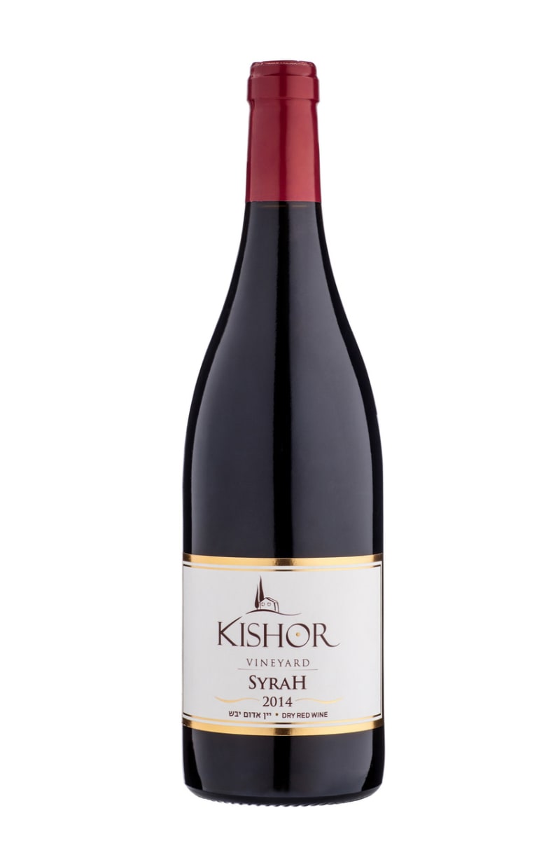 Kishor Winery Kerem Syrah (OU Kosher) 2014 Front Bottle Shot