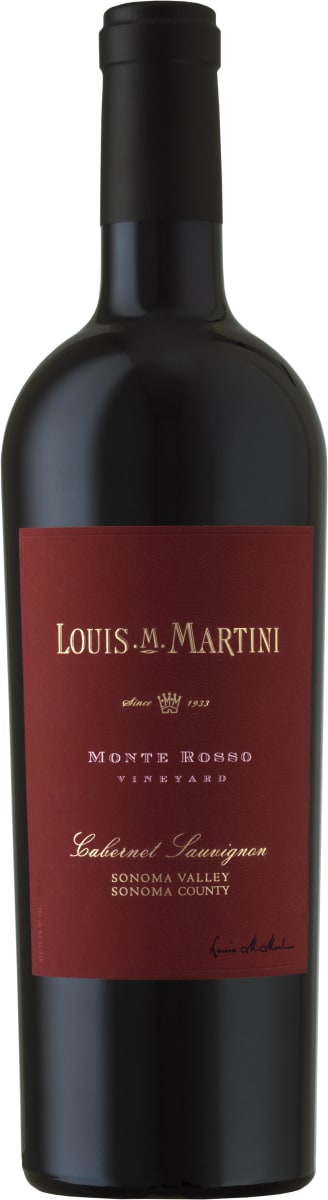 Louis Martini Monte Rosso Cabernet Sauvignon 2013 Front Bottle Shot