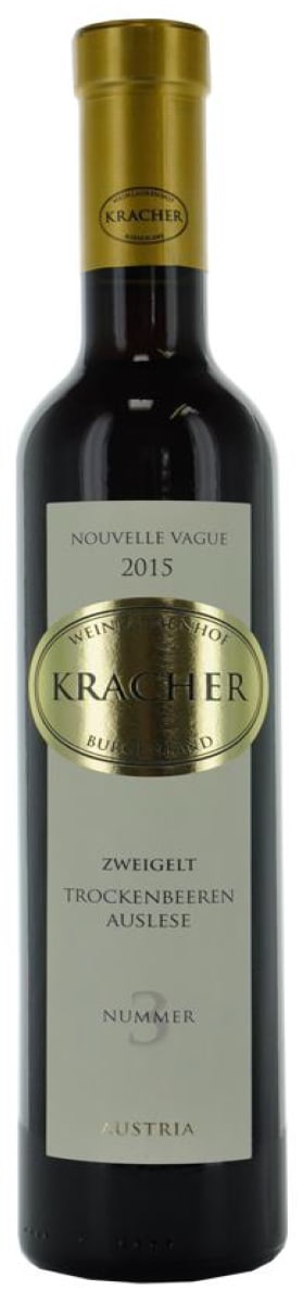 Kracher Zweigelt TBA Nouvelle Vague No. 3 (375ML) 2015  Front Bottle Shot