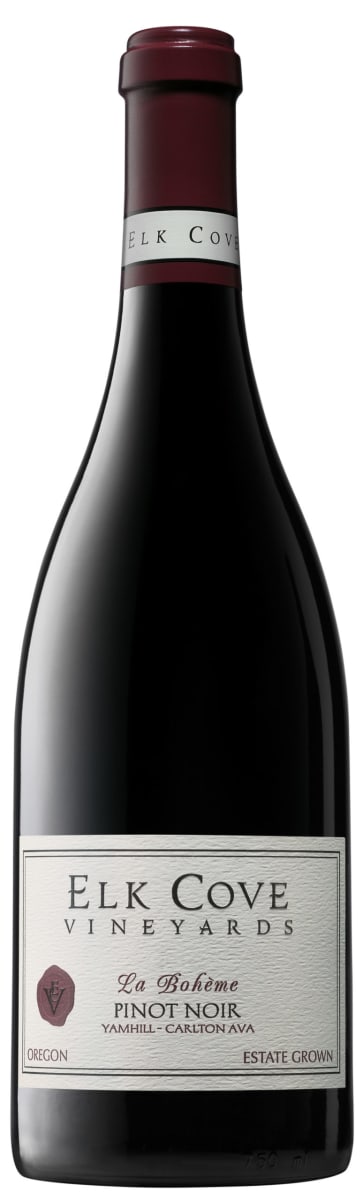 Elk Cove La Boheme Pinot Noir 2021  Front Bottle Shot