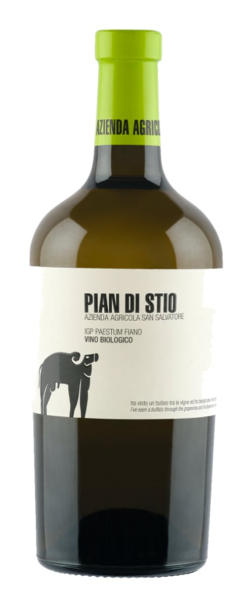 San Salvatore Pian di Stio Paestum Fiano 2020  Front Bottle Shot