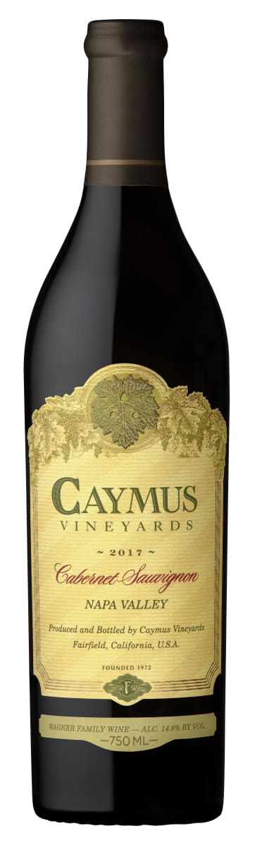 Caymus Napa Valley Cabernet Sauvignon 2017  Front Bottle Shot