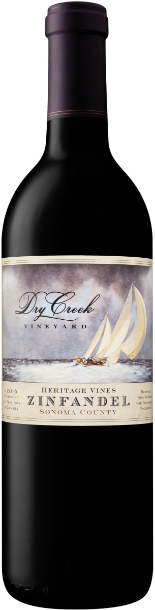 Dry Creek Vineyard Heritage Vines Zinfandel 2018  Front Bottle Shot