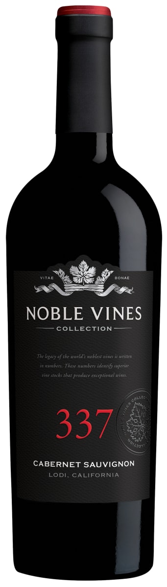 Noble Vines 337 Cabernet Sauvignon 2017  Front Bottle Shot