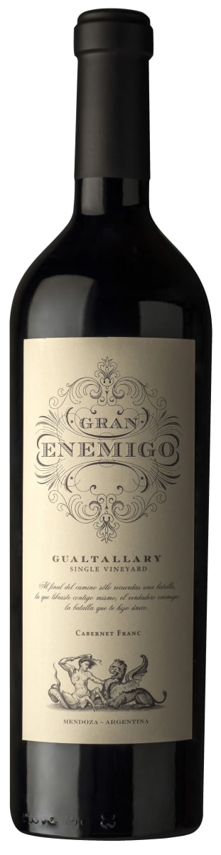 El Enemigo Gran Enemigo Gualtallary Single Vineyard 2016  Front Bottle Shot