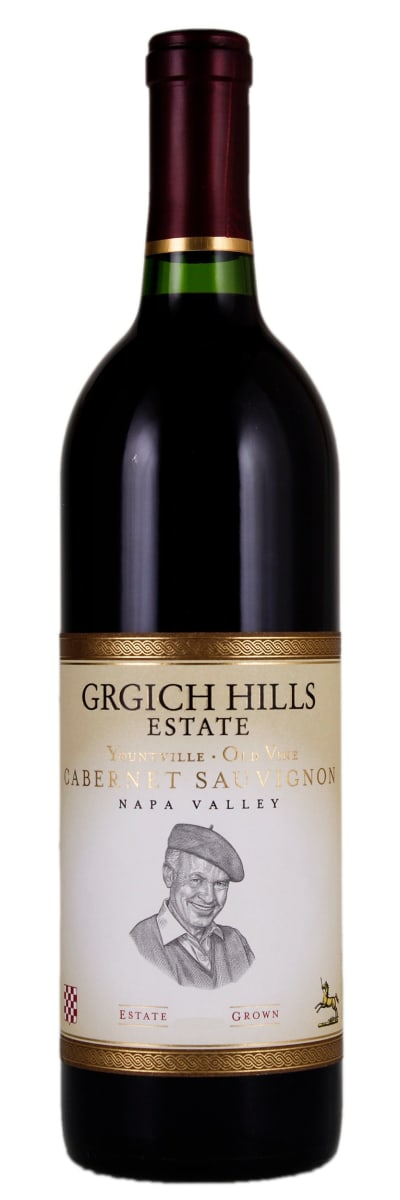 Grgich Hills Estate Yountville Old Vine Cabernet Sauvignon 2013 Front Bottle Shot