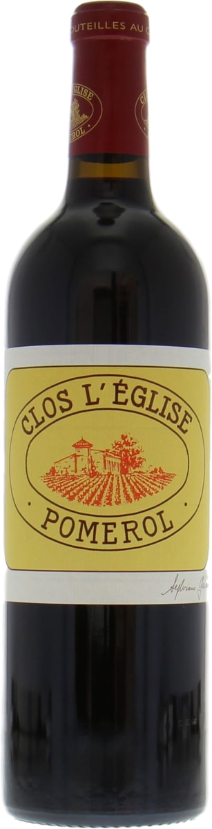 Clos L'Eglise Pomerol (Futures Pre-Sale) 2022  Front Bottle Shot