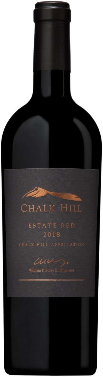 Chalk Hill Estate Red 2018  Front Bottle Shot