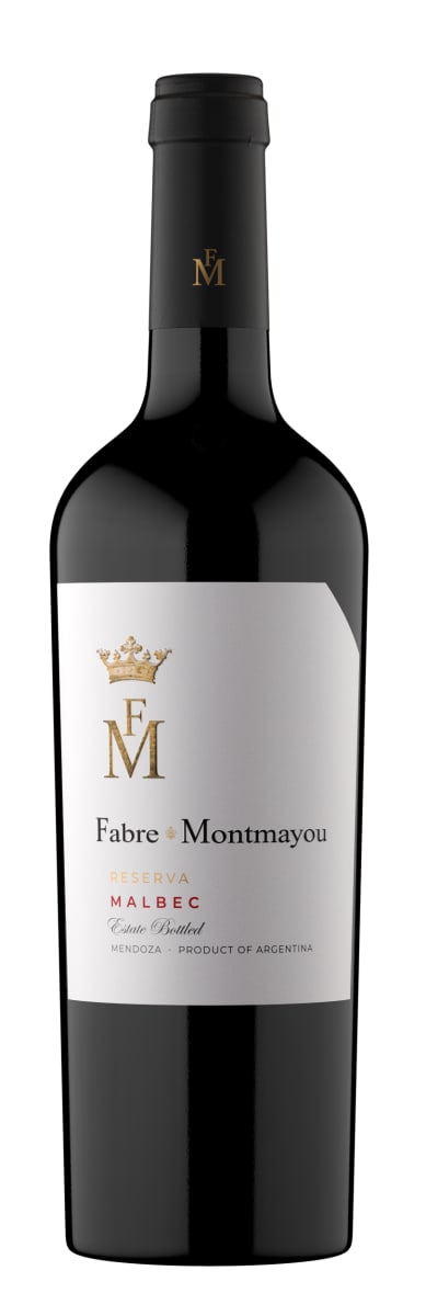 Fabre Montmayou Reserva Malbec 2021  Front Bottle Shot