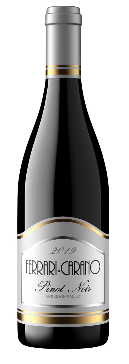 Ferrari-Carano Anderson Valley Pinot Noir 2019  Front Bottle Shot