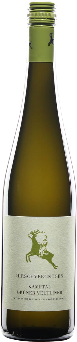 Weingut Hirsch Hirschvergnugen Gruner Veltliner 2019  Front Bottle Shot