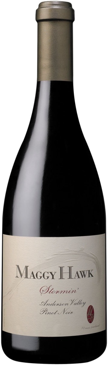 Maggy Hawk Stormin' Anderson Valley Pinot Noir 2013 Front Bottle Shot