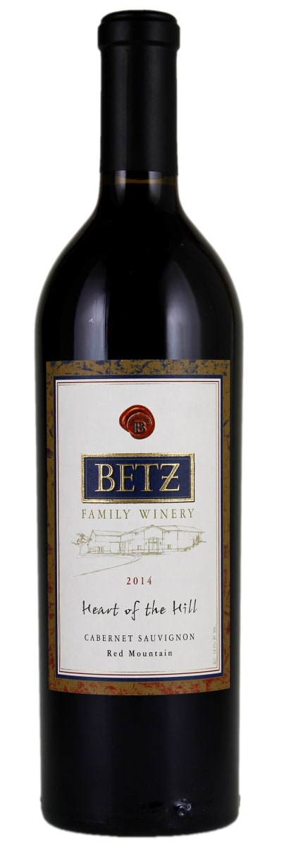 Betz Family Winery Heart of the Hill Cabernet Sauvignon 2014  Front Bottle Shot