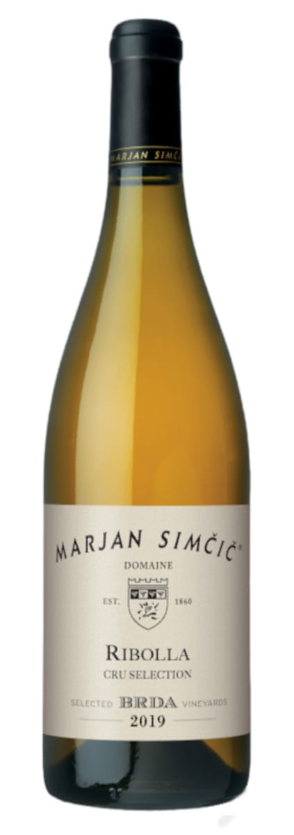 Marjan Simcic Cru Selection Ribolla 2019  Front Bottle Shot