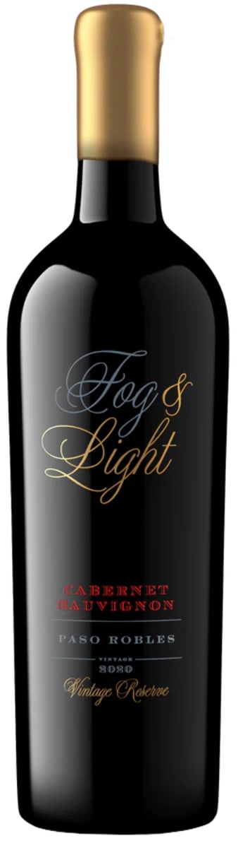 Fog & Light Paso Robles Cabernet Sauvignon 2020  Front Bottle Shot