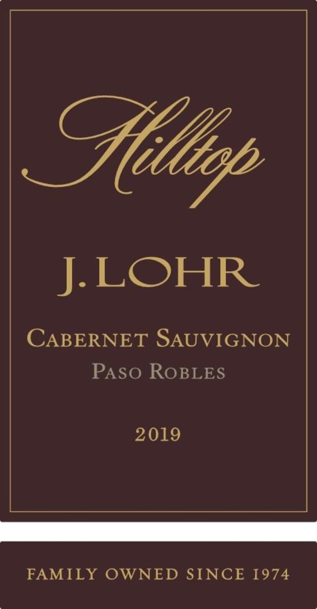 J. Lohr Hilltop Cabernet Sauvignon 2019  Front Label