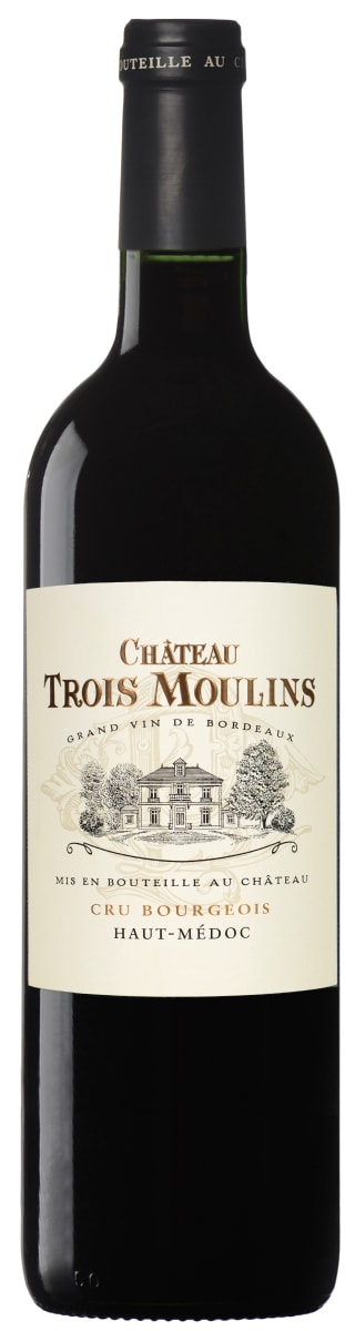 Chateau Trois Moulins  2016  Front Bottle Shot