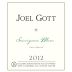 Joel Gott Sauvignon Blanc 2012 Front Label